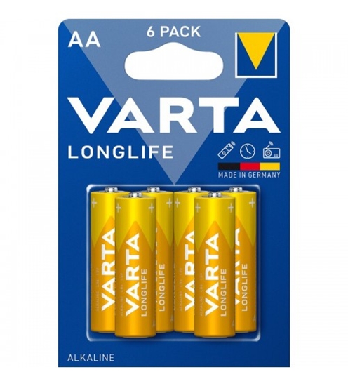 Изображение Baterijas VARTA Alkaline LongLife AA 4106101486