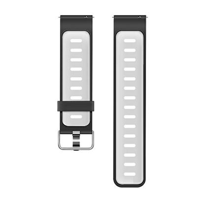 Picture of Beline Beline pasek Watch 22mm Double Color Silicone czarno-biay black/white box