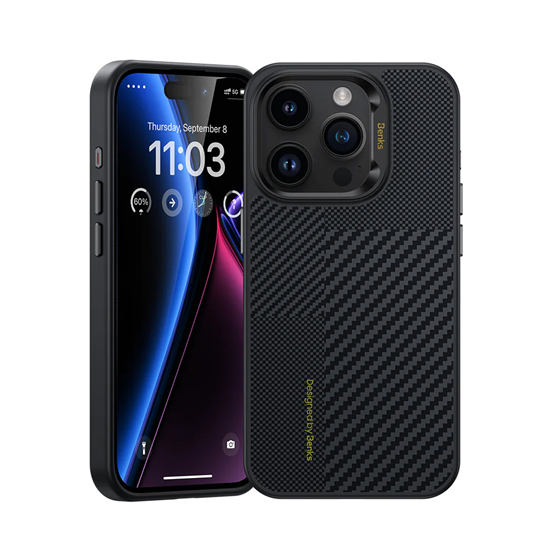 Picture of Benks Montage Magnetic Armor Pro Kevlar Case Metal