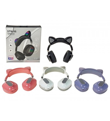 Attēls no Bezvadu austiņas Bluetooth (USB uzlāde) dažādas 610033