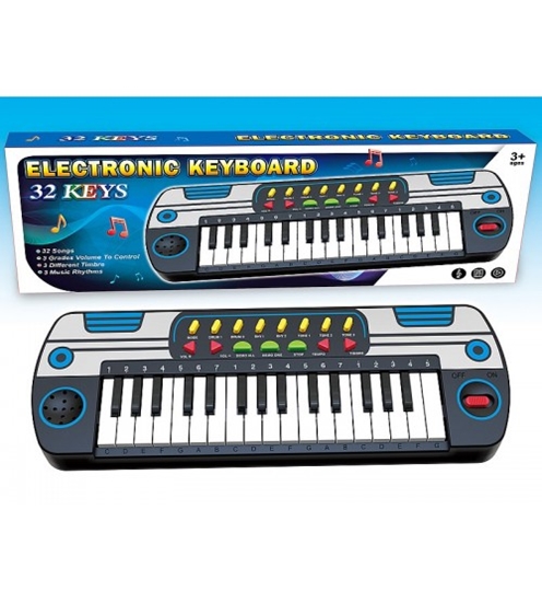 Picture of Bērnu sintezators 32 taustiņi ar mikrofonu (baterijas) 31 cm 607255