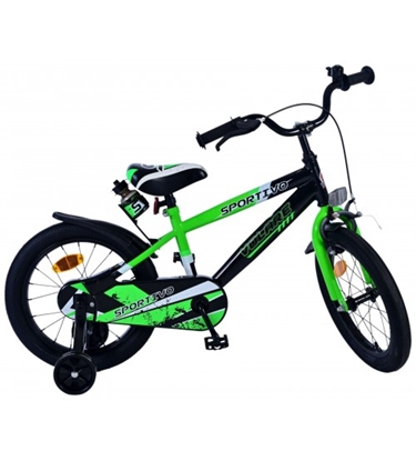 Attēls no Bērnu velosipēds 16 collas Sportivo (SALIKTS)(rokas+kājas bremzes) (4-6 gadiem) VOL31678SAL