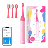 Picture of Bitvae Sonic toothbrush for kids with app and tip set Bitvae K7S (pink)