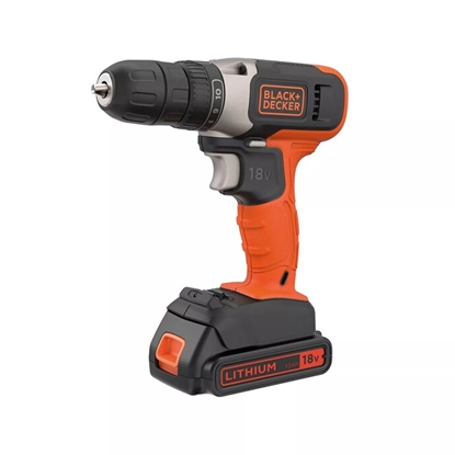 Picture of Black & Decker | Cordless Drill Driver | BCD001C2-QW | 18 V | 2x1.5 Ah | Lithium