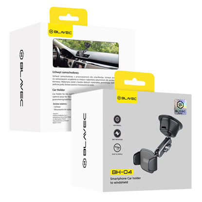 Picture of Blavec Car holder BH-04 aluminum to windshield (BH