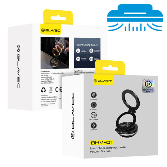 Picture of Blavec Car holder BHV-01 electric, vacuum, magneti