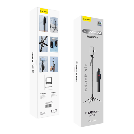 Picture of Blavec Selfie Stick Aluminium Fusion P08 tripod + 