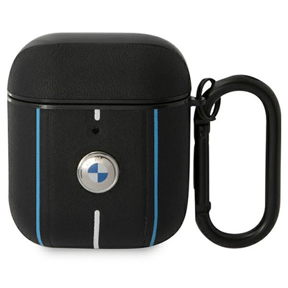 Picture of BMW BMA222RVSK AirPods 1|2 cover czarny|black Leat