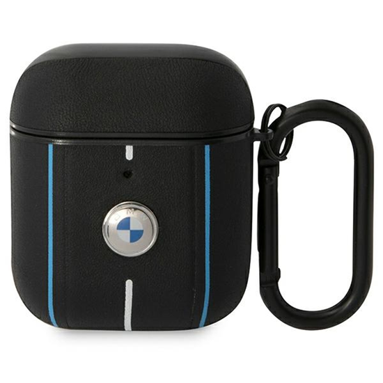 Picture of BMW BMA222RVSK AirPods 1|2 cover czarny|black Leat
