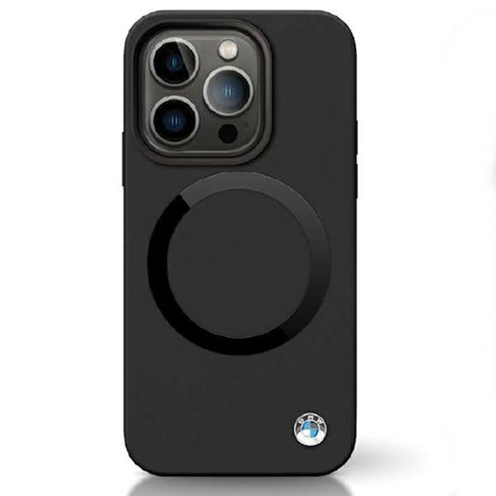 Picture of BMW BMHMP14LSILBK2 Back Case for Apple iPhone 14 Pro