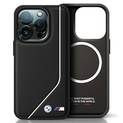Picture of BMW M Perforated Twisted Line MagSafe Hardcase for Apple iPhone 16 Pro