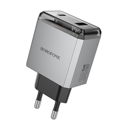 Attēls no Borofone Wall charger BN20 Lena - USB + Type C - P