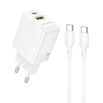 Attēls no Borofone Wall charger BN29 Fuente - USB + Type C -