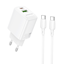 Изображение Borofone Wall charger BN29 Fuente - USB + Type C -