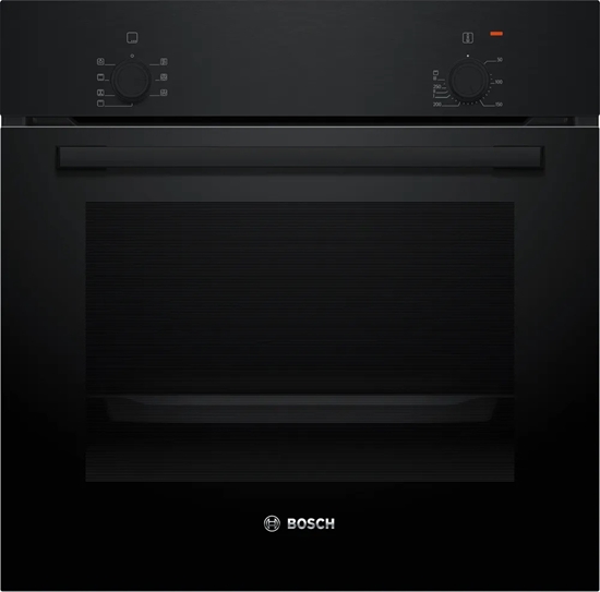 Picture of Bosch Oven | HBF010BA1 | 66 L | Electric | Manual | Knobs | Height 59.5 cm | Width 59.4 cm | Black