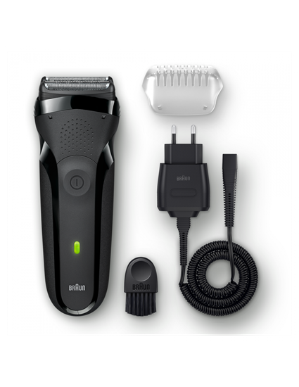 Picture of Braun | Shaver | 300s 3-Flex Series 3 | Operating time (max) 20 min | NiMH | Black
