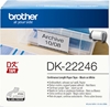 Picture of Brother DK-22246 label-making tape Black on white
