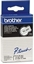 Attēls no Brother Labelling Tape TC-201 white/black 12mm lamin.