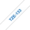 Изображение Brother labelling tape TZE-133 clear/blue 12 mm