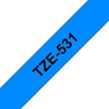 Picture of Brother labelling tape TZE-531 blue/black   12 mm