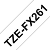 Picture of Brother TZe-FX261 label-making tape Black on white