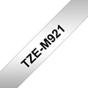 Picture of Brother TZe-M921 label-making tape Black on metallic