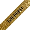 Picture of Brother TZe-PR831 label-making tape Black on gold