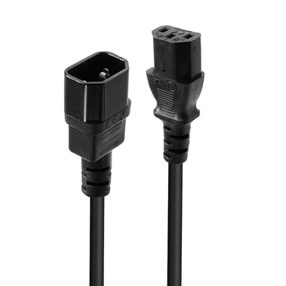 Attēls no CABLE POWER EXTENSION/C14 TO C13 1M 30321 LINDY