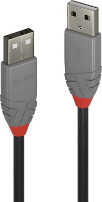 Attēls no CABLE USB2 A-A 2M/ANTHRA 36693 LINDY