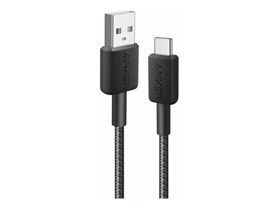 Picture of Kabel 322 USB-A do USB-C oplot 1.8m czarny