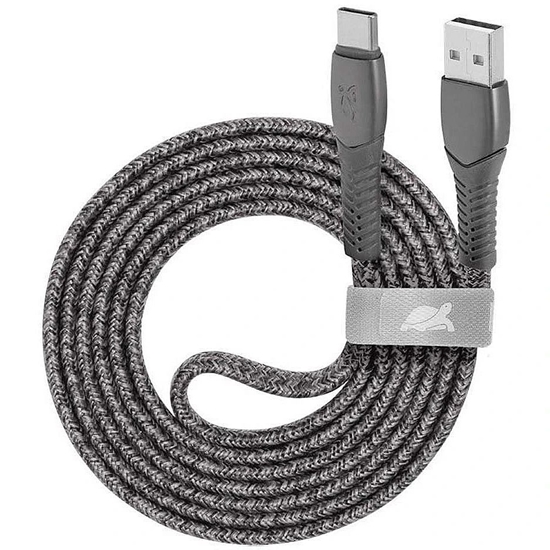 Изображение CABLE USB-C TO USB2.0 1.2M/GREY PS6102 GR12 RIVACASE