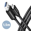 Изображение CABLE USB-C TO USB3.2 1.5M/BLACK BUCM3-AM15AB AXAGON