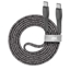 Изображение CABLE USB-C TO USB-C 2.1M/GREY PS6105 GR21 RIVACASE