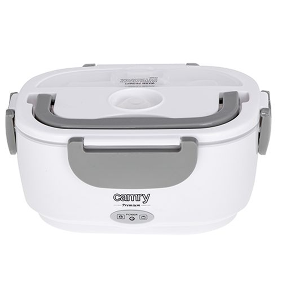 Picture of Camry | Electric Lunchbox DC12V and AC230V | CR 4483 | Capacity 1.1 L | Material Plastic | White/Grey