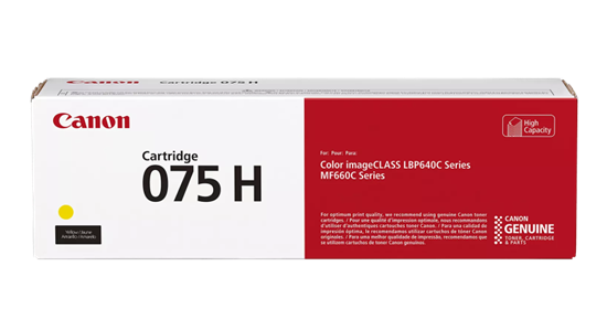 Picture of Canon Toner Cartridge 075 H Y yellow