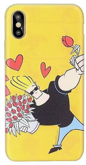 Изображение Cartoon Network Johnny Bravo Silicone Case for Apple iPhone 5 / 5S / SE Love