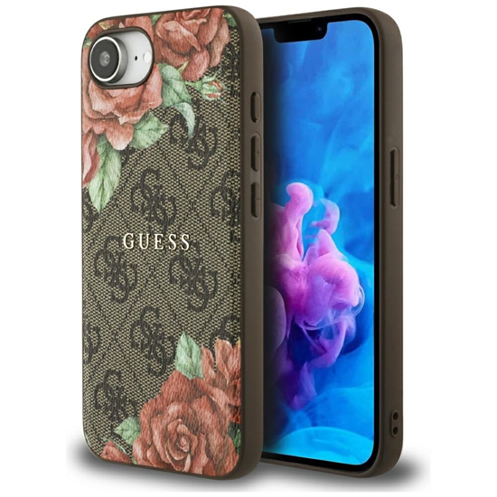 Picture of Case Guess 4G Flowers Print MagSafe for  iPhone 16