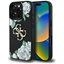Attēls no Case Guess Grained Roses Big 4G logo for iPhone 16