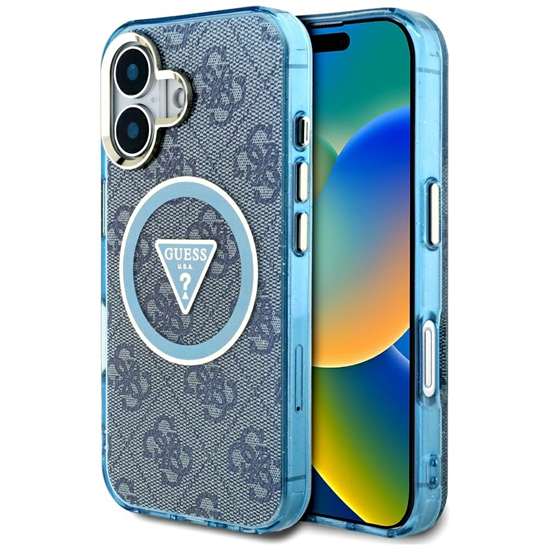Изображение Case Guess IML Metal Glitter 4G Circle   Triangle 