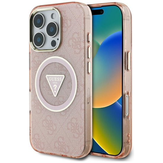 Изображение Case Guess IML Metal Glitter 4G Circle   Triangle 
