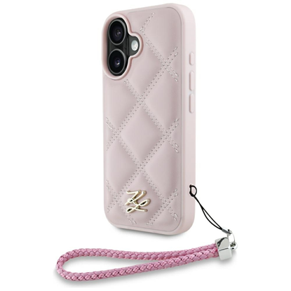 Picture of Case Karl Lagerfeld Quilted Initial Logo & Chain S