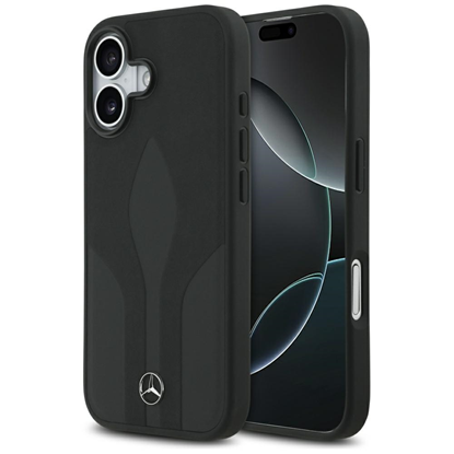 Attēls no Case Mercedes Leather The Move MagSafe for iPhone 