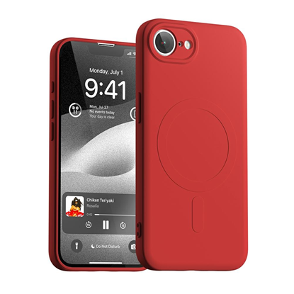 Picture of Case Mercury Semi-Silicone MagSafe iPhone 16e red