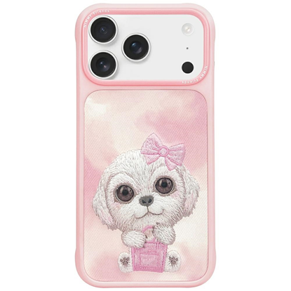 Picture of Case Nimmy Big Eyed Pet 2.0 Dog for iPhone 17 pink
