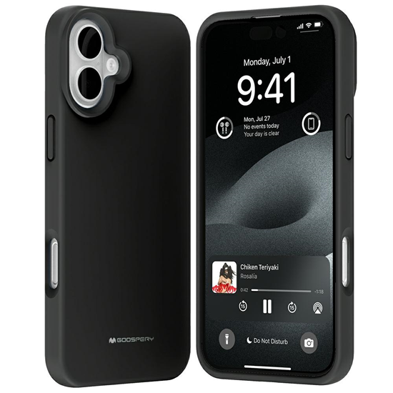 Изображение Case Pure MagSafe Silicone iPhone 16 Plus 6.7" bla