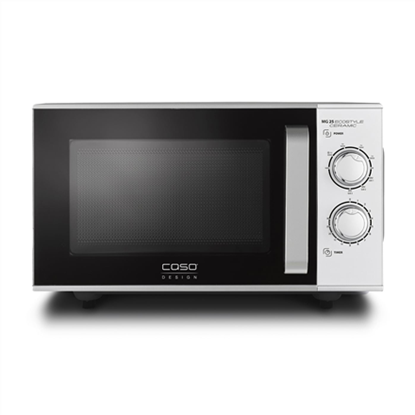 Attēls no Caso | Ceramic Microwave Oven with Grill | MG 25 Ecostyle | Free standing | 25 L | 900 W | Grill | Silver