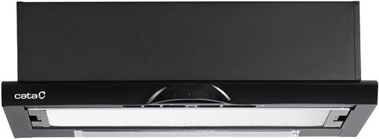 Picture of Cata Hood TF-5260/C Telescopic Energy efficiency class E Width 60 cm 325 m³/h Mechanical Slider Control Black