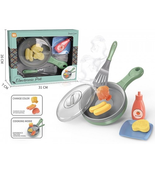 Picture of Cepšanas panna ar brokastu komplektu (baterijas) 31x26 cm 612020