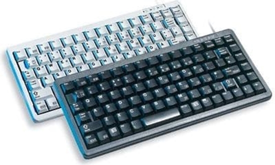 Picture of Cherry Compact keyboard G84-4100, light grey, CH tastatūra USB + PS/2 Pelēks