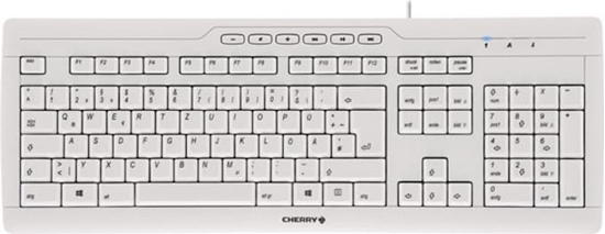 Picture of Cherry STREAM 3.0 tastatūra Birojs USB Swiss Melns